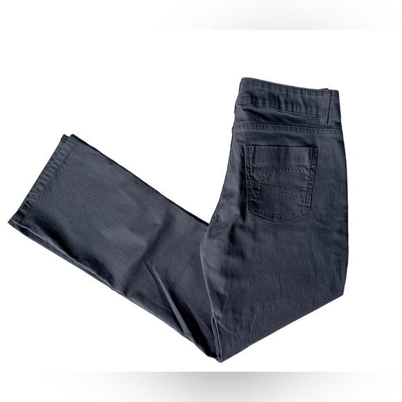 Lee Lower On The Waist Gray Mid Rise Stretch Casual Jean Style Pants Women’s 8 - Picture 5 of 8